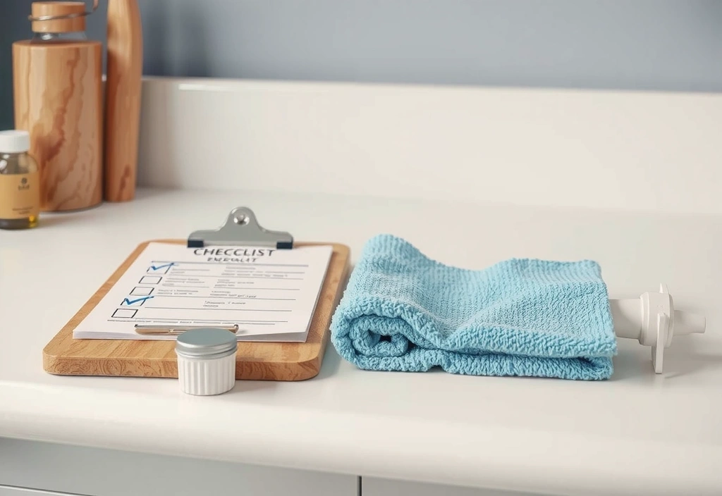 Cleaning tools and checklist